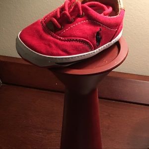 Infant soft bottom Polo shoes